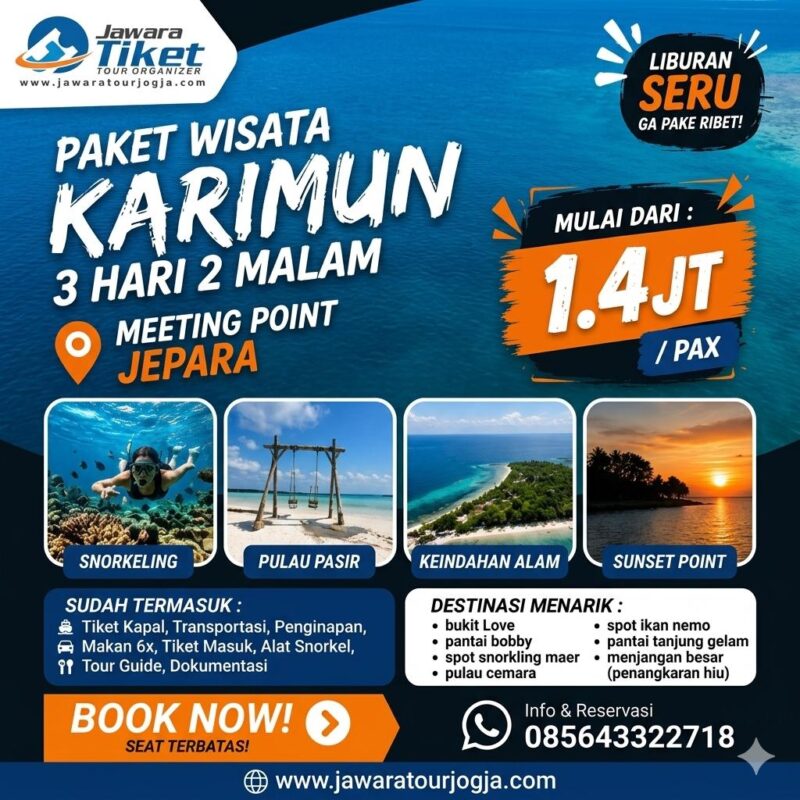 Paket Wisata Jogja Recommended