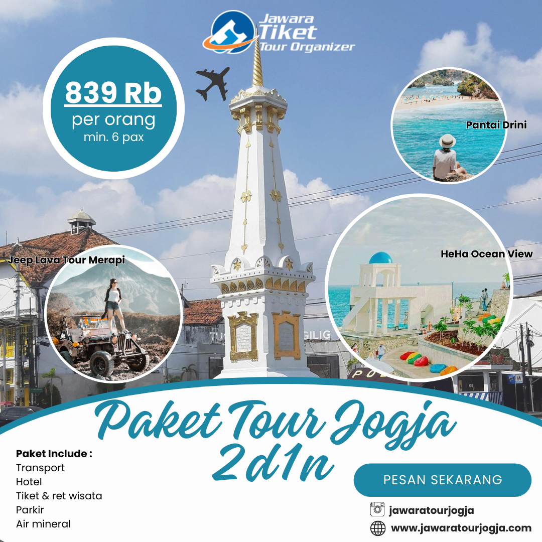 Paket Wisata Jogja 2D1N 4D3N 2025 Termurah Terlengkap Paket Wisata Jogja 2D1N 4D3N 2025 Termurah Terlengkap
