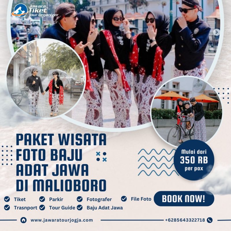 PAKET WISATA FOTO BAJU ADAT DI MALIOBORO - LAGI TREND BANGET