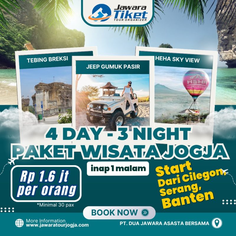 Paket Wisata Jogja Recommended
