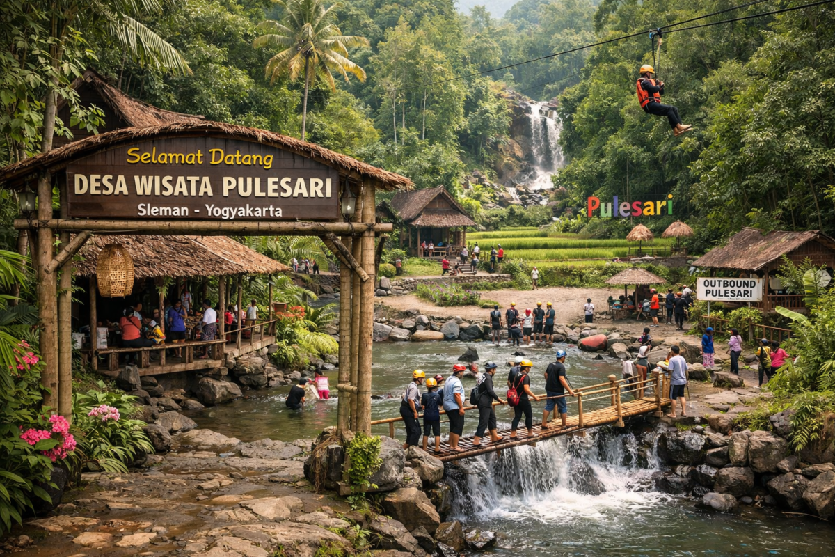 outbound desa wisata pulesari jogja