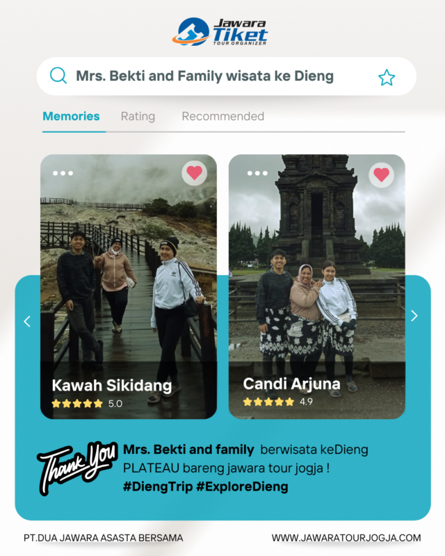 Paket Wisata Jogja Recommended