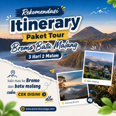 Rekomendasi Itinerary Paket Tour Bromo Batu Malang 3 Hari 2 Malam