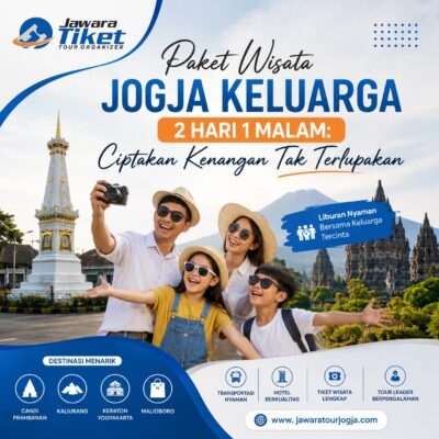 paket wisata jogja keluarga 2 hari 1 malam