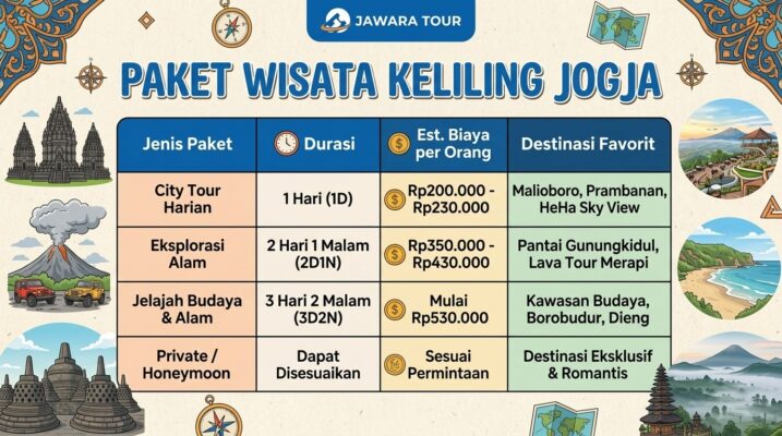 Paket Wisata Keliling Jogja