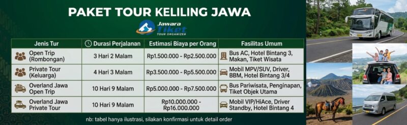 Paket Wisata Keliling Jawa