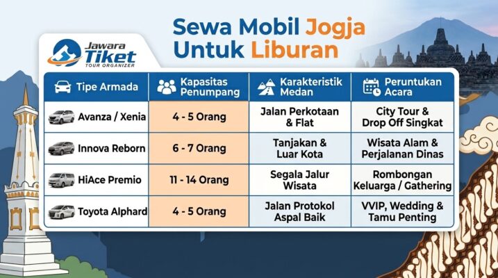Sewa Mobil Jogja Untuk Liburan