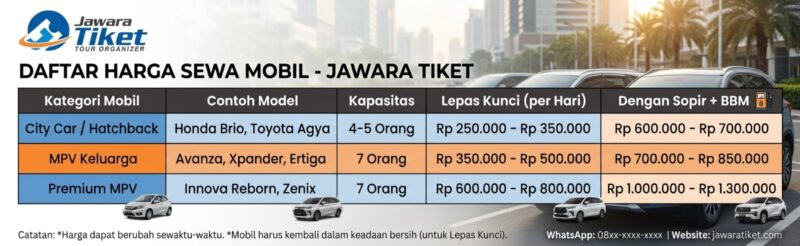  Sewa Mobil Matic Jogja 