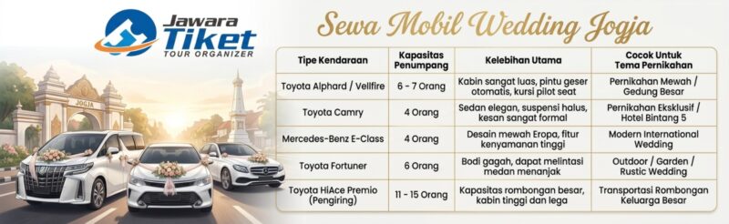 Sewa Mobil Wedding Jogja
