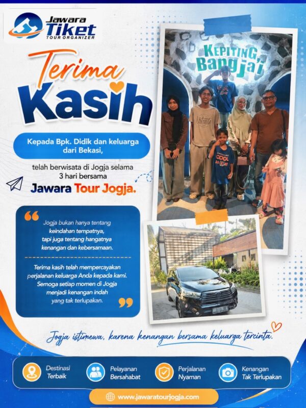 Paket Wisata Jogja Recommended
