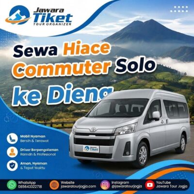 Sewa Hiace Commuter Solo ke Dieng