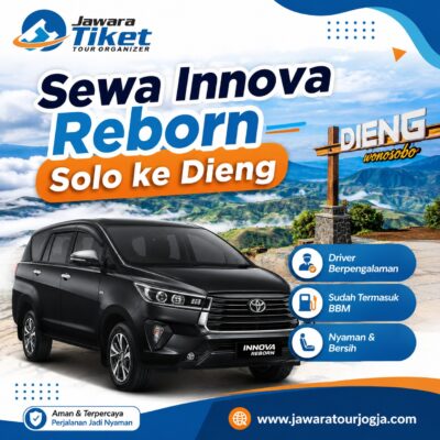 Sewa Innova Reborn Solo ke Dieng