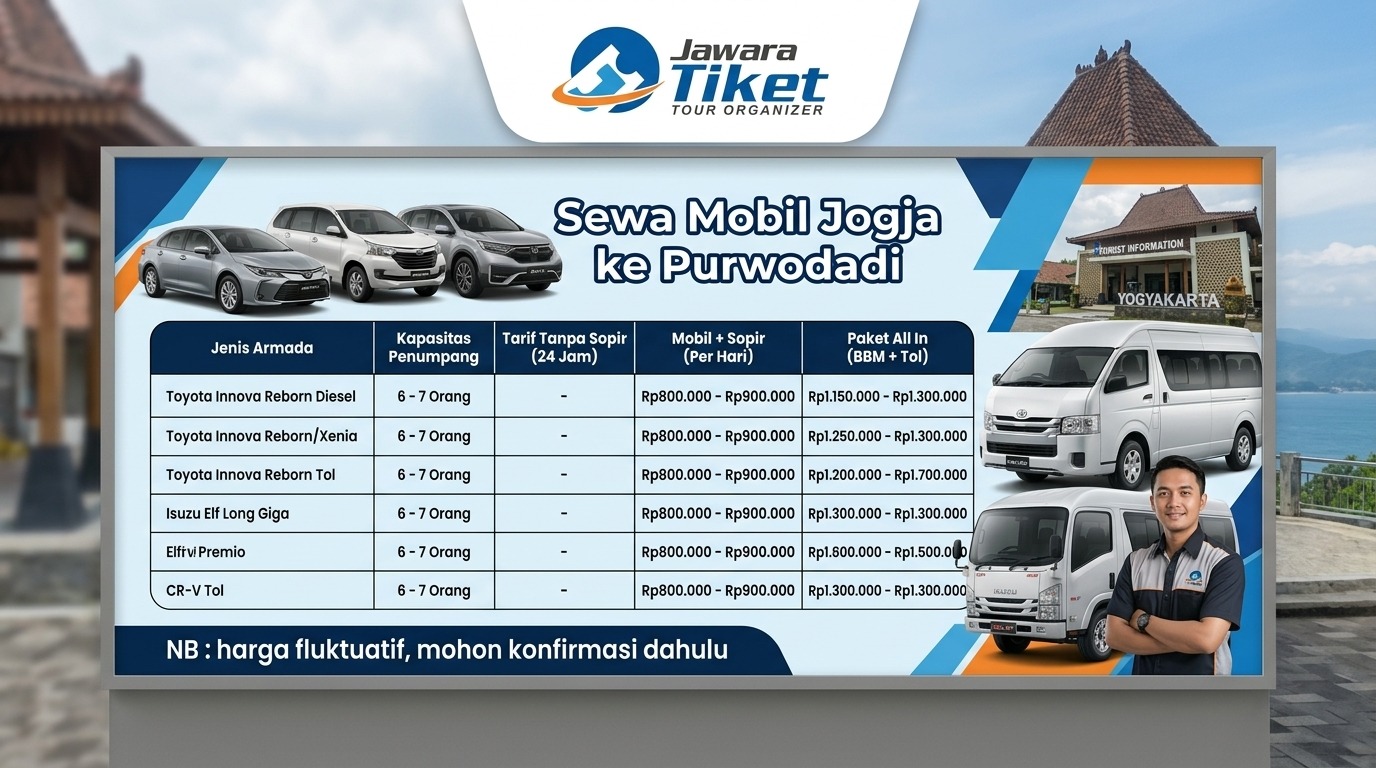 Sewa Mobil Jogja Purwodadi